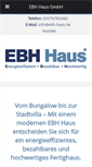 Mobile Screenshot of ebh-haus.de